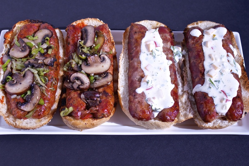 Tailgate Recipes - Open Faced Smoked Sausage Sandwiches