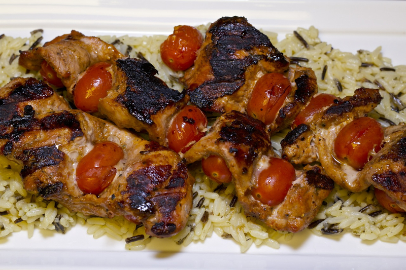 Spice-Rubbed Pork with Tomatoes Recipe