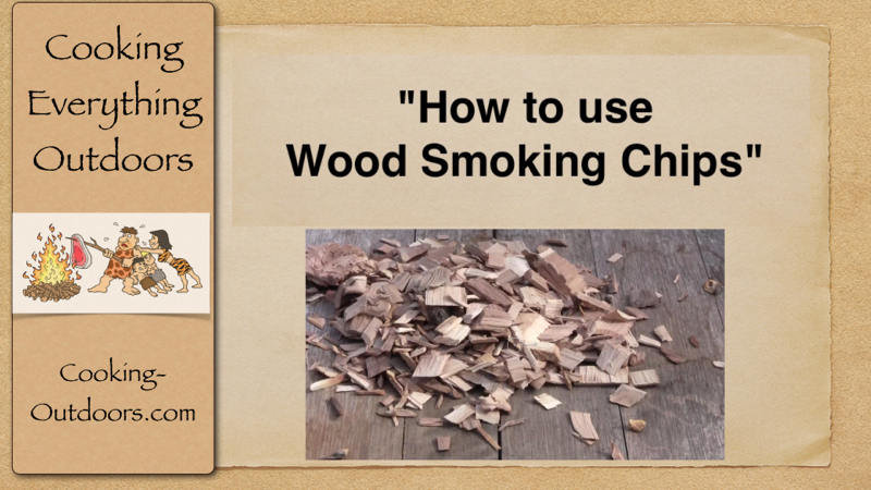 How to use wood smoking chips
