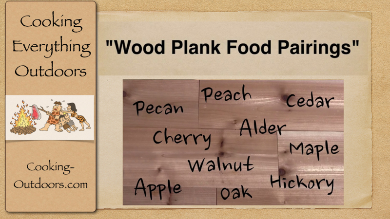 Wood Plank Food Pairings