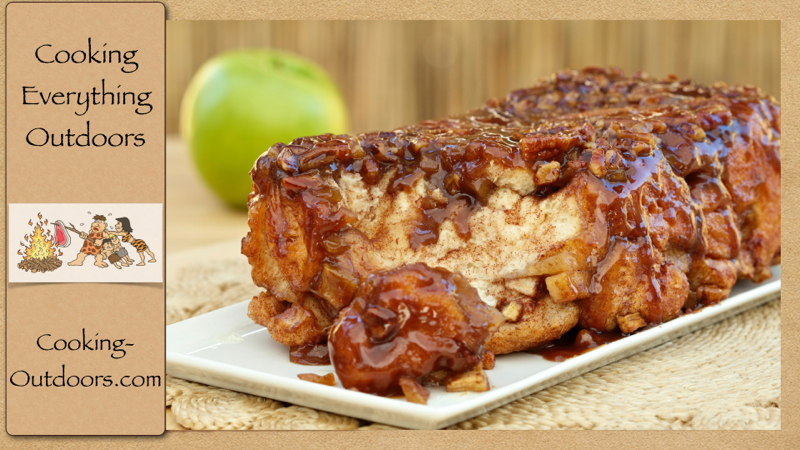 Apple Cinnamon Caramel Monkey Bread | Cooking-Outdoors.com | Gary House