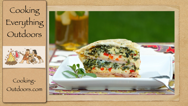 Mother’s Day Ham, Cheese and Spinach Puffed Pie Brunch Recipe