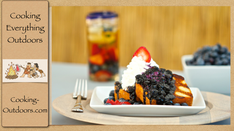 Grilled Blueberry Shortcake