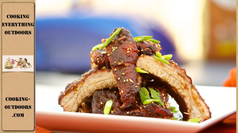 Chinese Style Baby Back Ribs on the Grill Dome