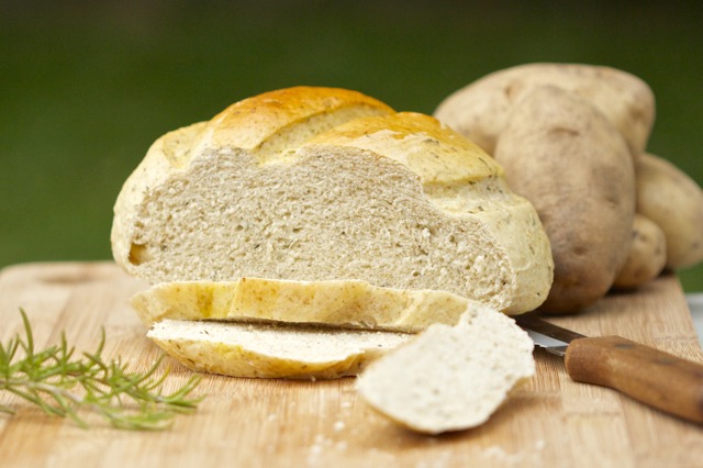 Dutch oven Herbed Idaho Potato Bread