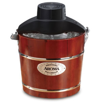 4 Qt. Electric Motorized Old-Fashioned Bucket Ice Cream Maker