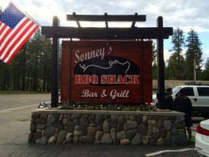 Sonney's BBQ Shack - front sign | Cooking-Outdoors.com | Traveling 4 Food | Gary House
