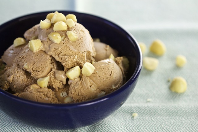 Chocolate Macadamia Nut Ice Cream | Cooking-Outdoors.com | Gary House
