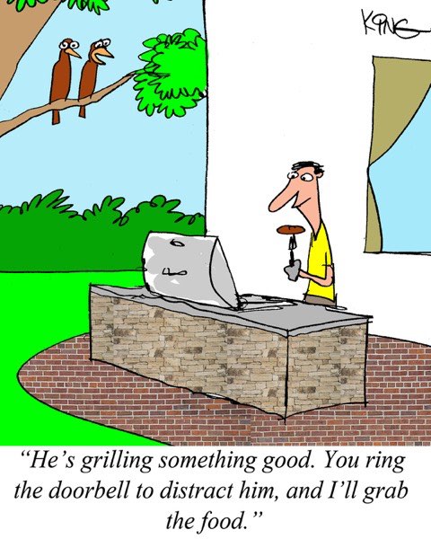 Sunday Morning Comics August 2, 2015 | Cooking-Outdoors.com | Gary House
