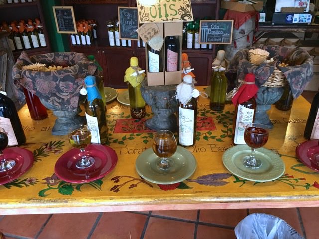 Vinegar and Spiced Oils samples | Traveling 4 Food | Gary House