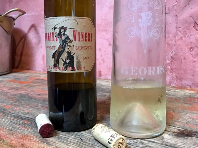 Georis Peno Grecio & Cowgirl wines | NevertoOldtoTravel.com | Gary House