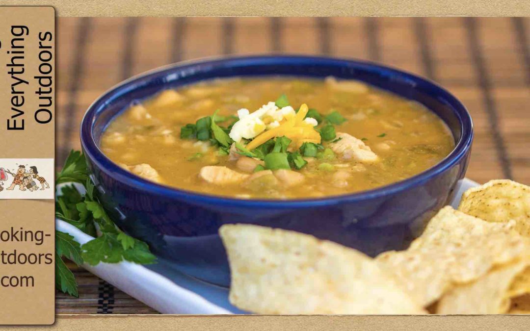 Dutch oven White Chicken Chili | Cooking-Outdoors.com | Gary House