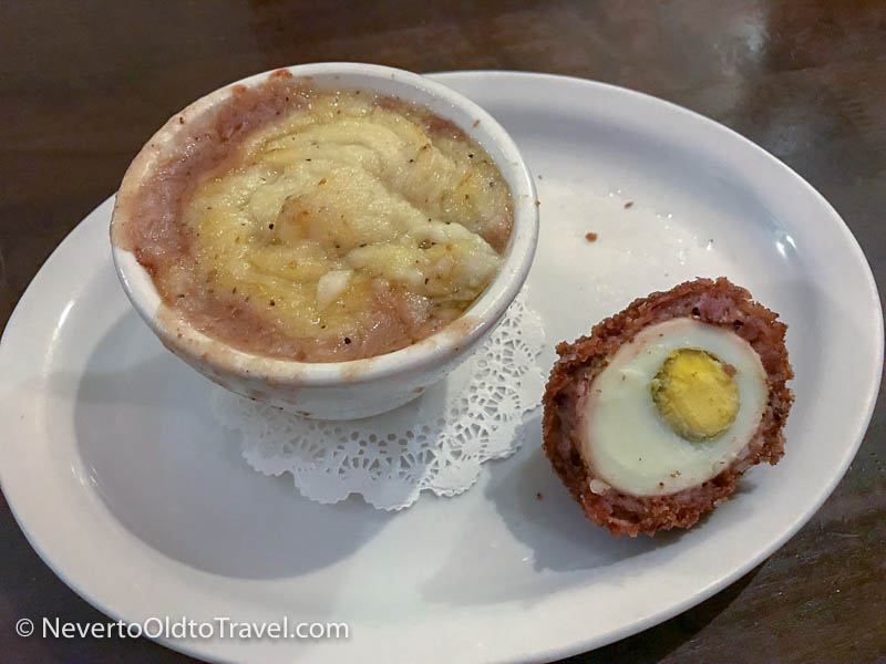 Traditional Irish Shepard's Pie & Scotch Egg- Fort Wayne Food Tours - 2018) | Traveling4Food.com | Gary House