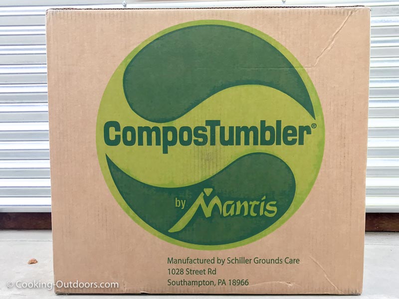 Mantis Back Porch Compost Tumbler -1 | Cooking-Outdoors.com | Gary House